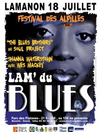 LAM'du BLUES - Shanna Waterstown, Wes Mackey, The Blues Brothers show. Le vendredi 18 juillet 2014 à Lamanon. Bouches-du-Rhone.  21H00